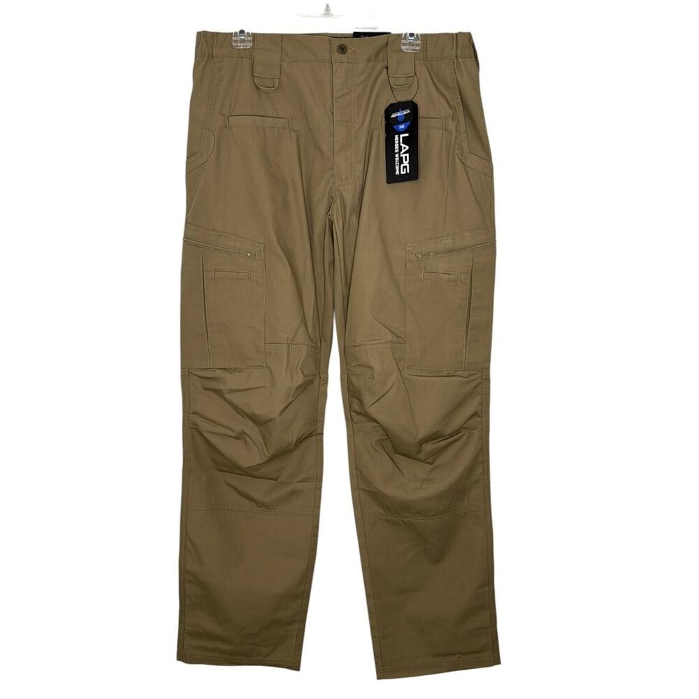 LAPG Pants Mens 36x34 Brown Atlas Tactical Cargo Water Repellent STS Outdoor